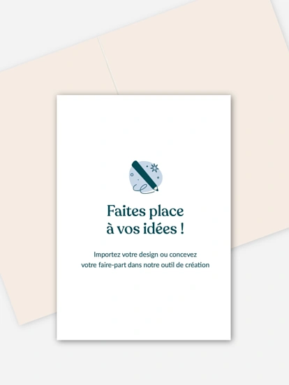 Faire-part naissance 100% Personnalisable 