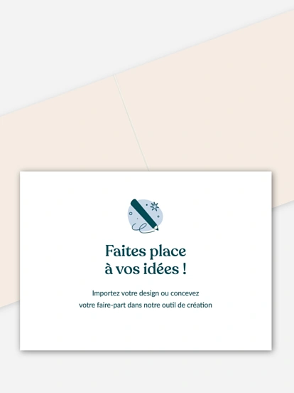 Faire-part naissance 100% Personnalisable 