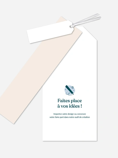 Faire-part naissance 100% Personnalisable 