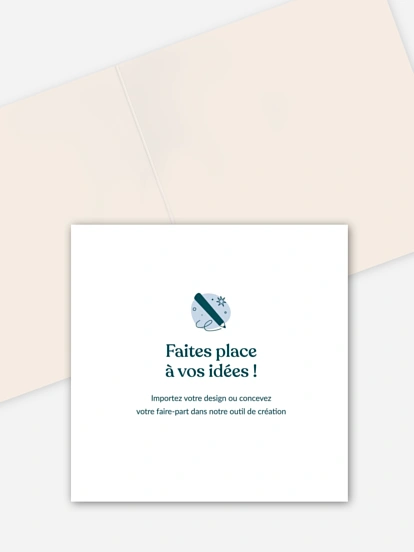 Faire-part naissance 100% Personnalisable 