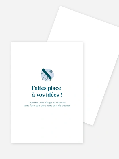 Faire-part naissance 100% Personnalisable