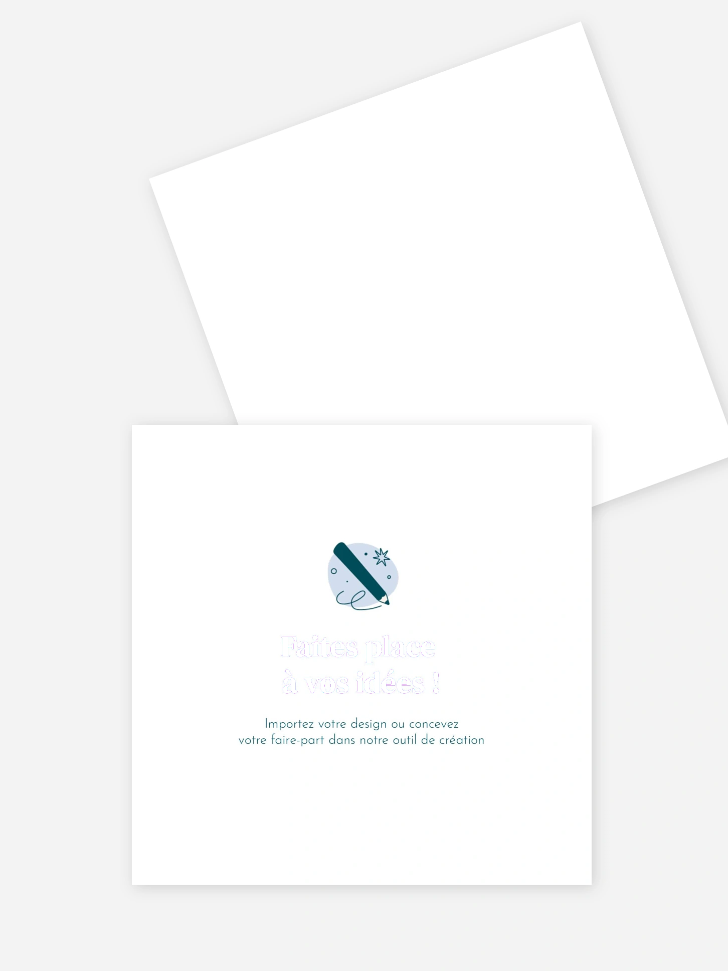 Carte de remerciements 100% Personnalisable