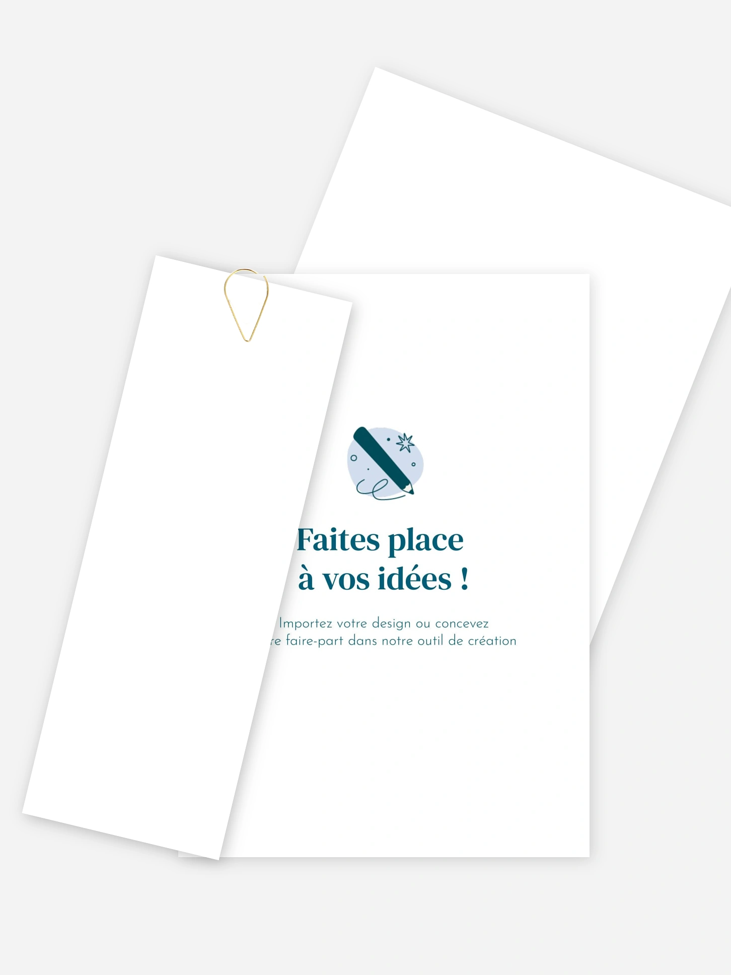 Carte de remerciements 100% Personnalisable