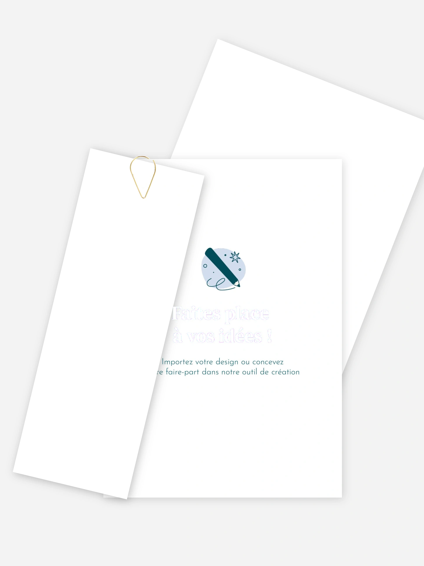 Carte de remerciements 100% Personnalisable