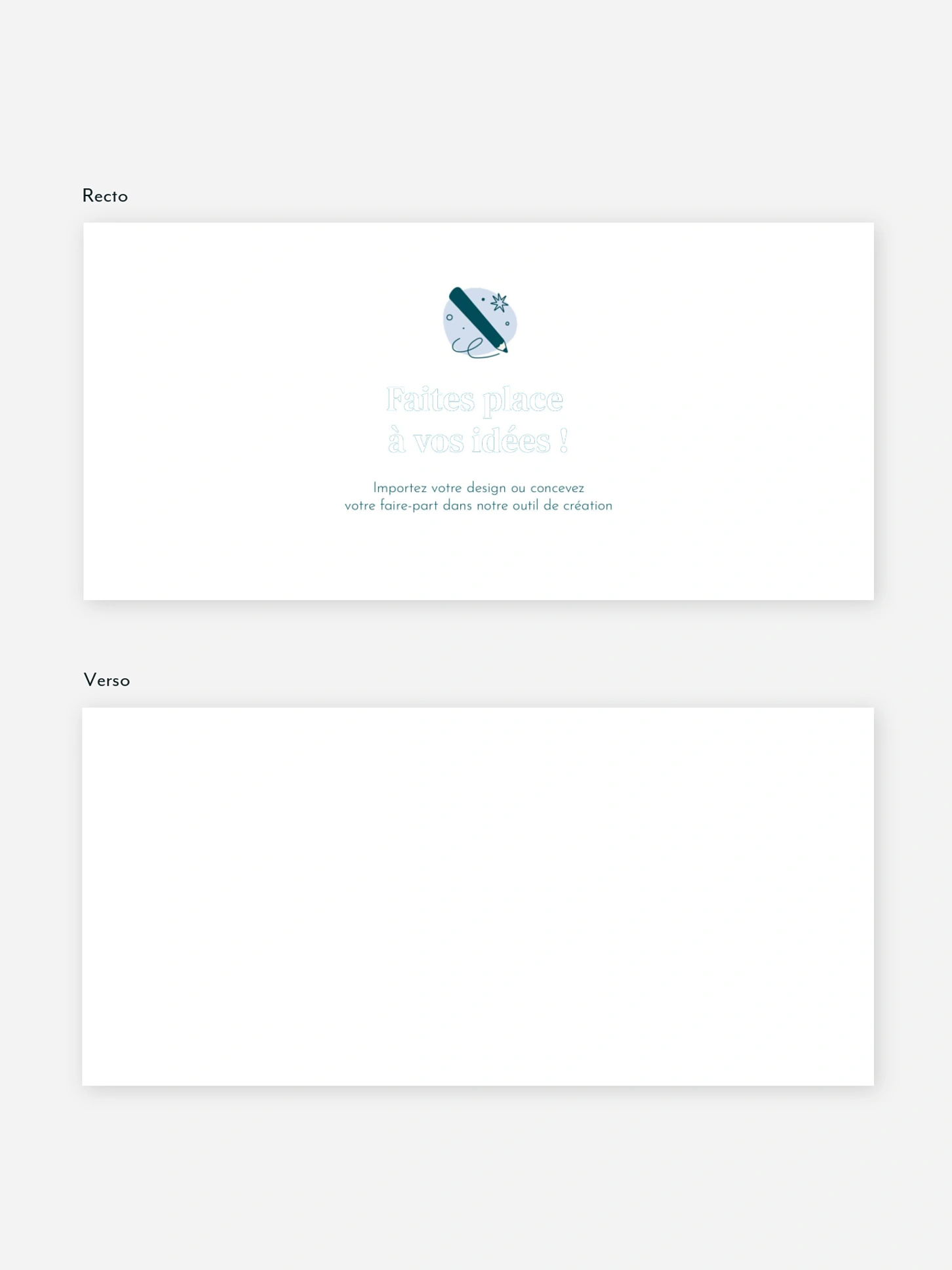 Carte de remerciements 100% Personnalisable