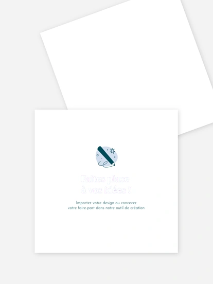 Carte de remerciements 100% Personnalisable