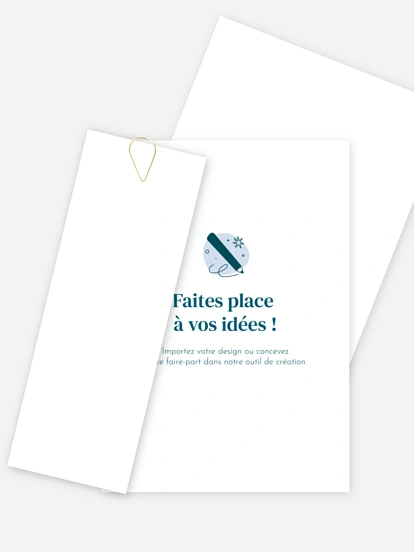 Carte de remerciements 100% Personnalisable