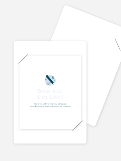 Carte de remerciements 100% Personnalisable