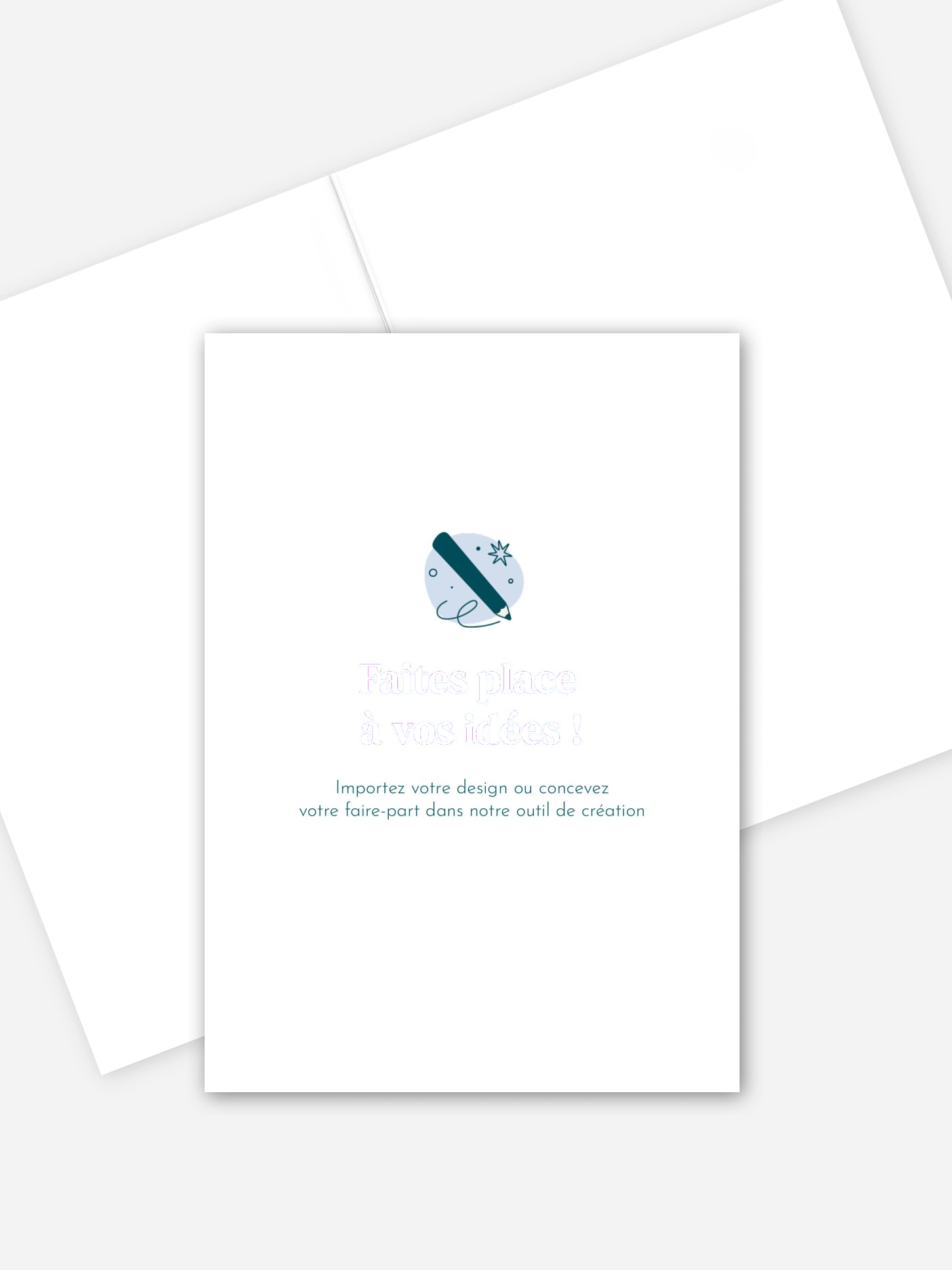 Faire-part mariage 100% Personnalisable