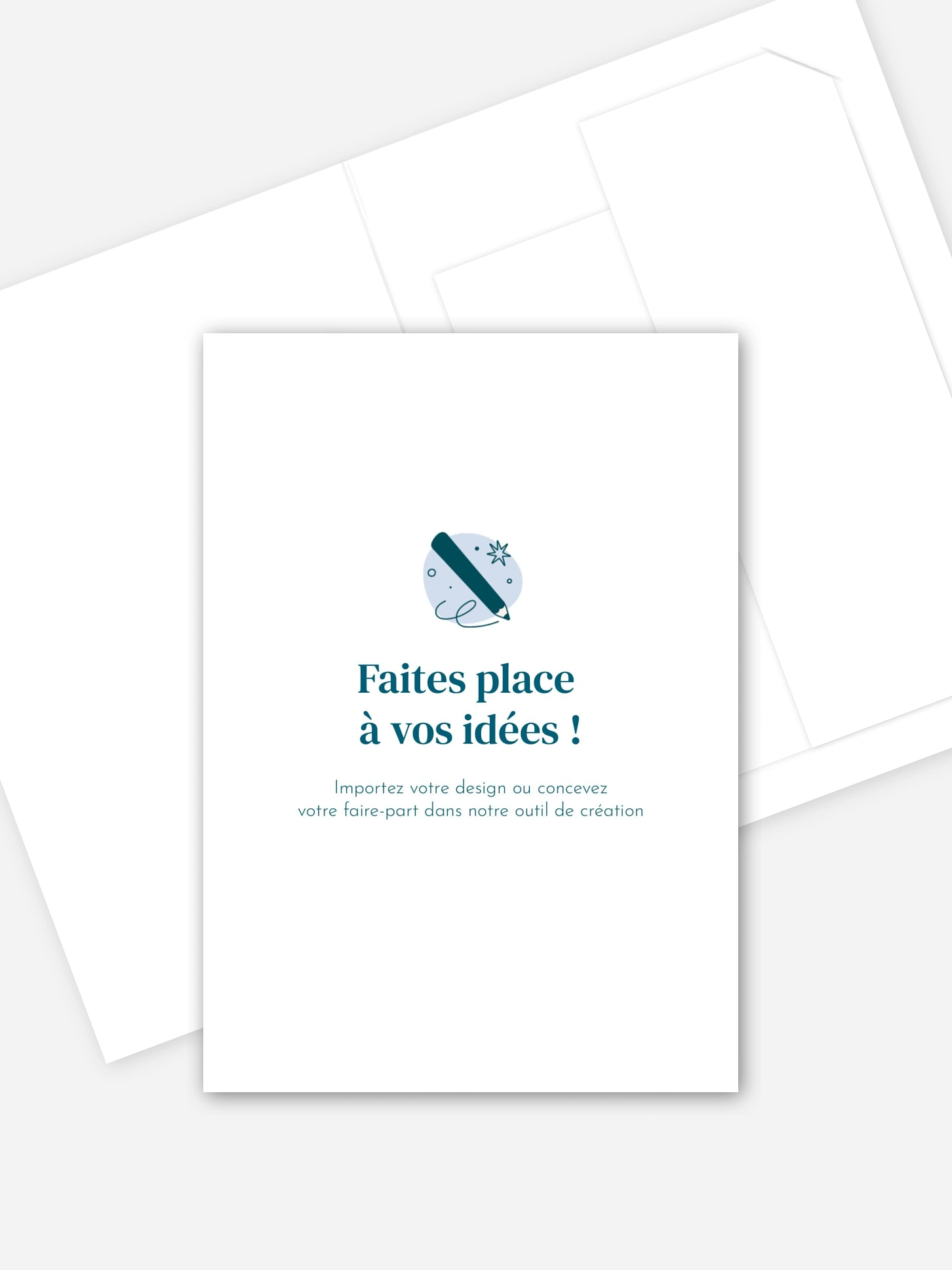 Faire-part mariage 100% Personnalisable