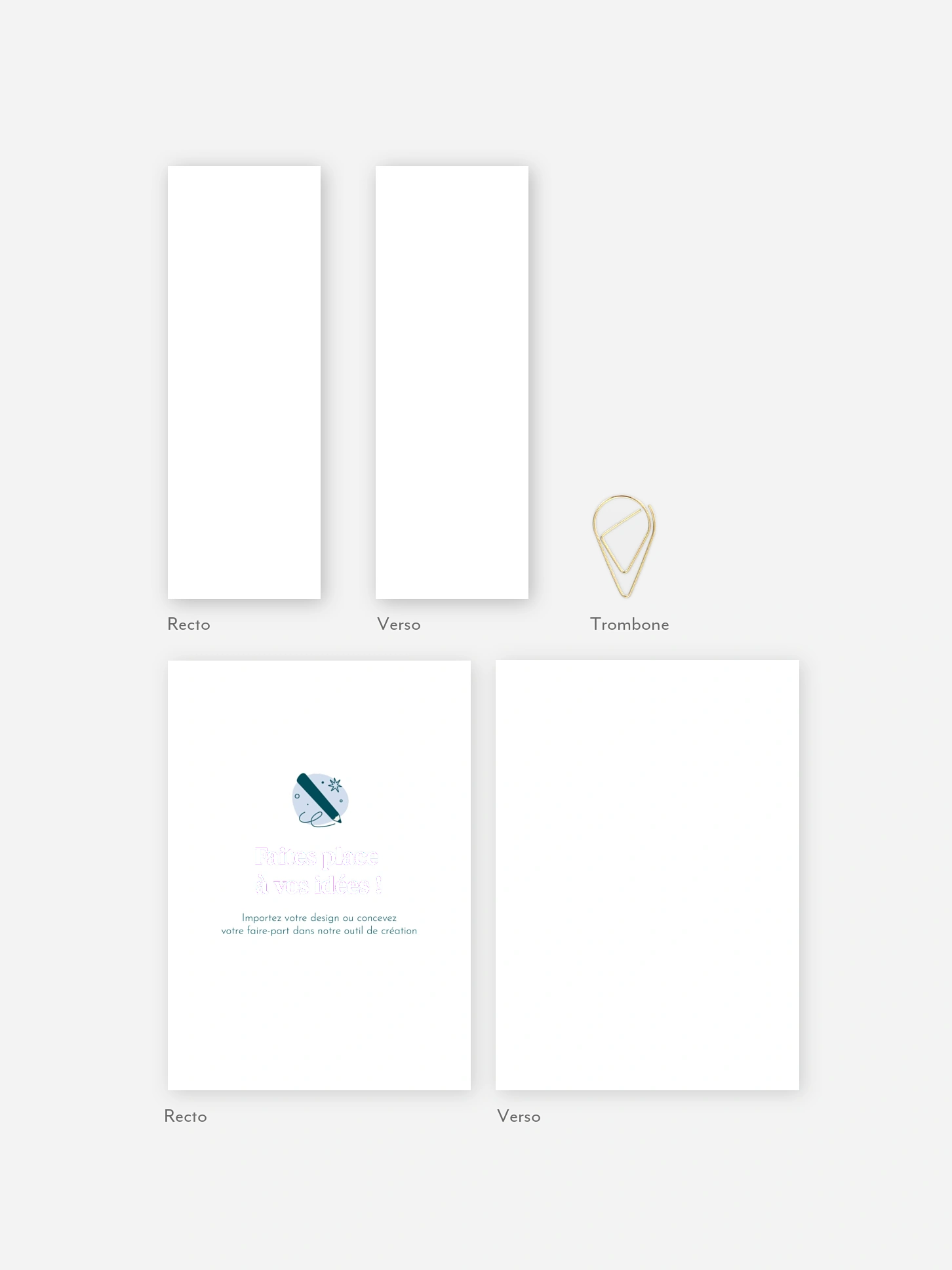 Faire-part mariage 100% Personnalisable