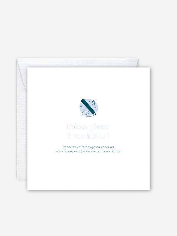 Faire-part mariage 100% Personnalisable