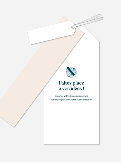 Faire-part mariage 100% Personnalisable