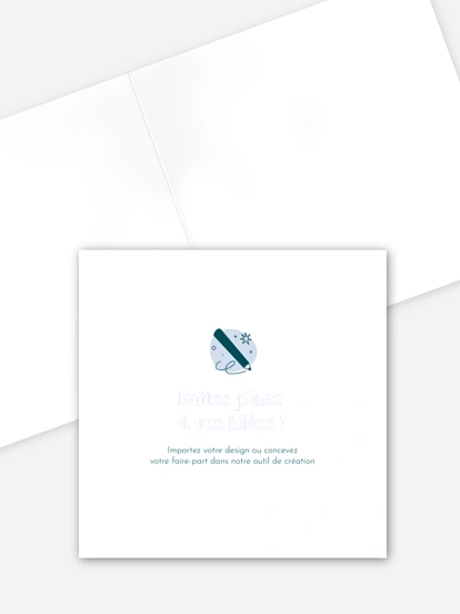 Faire-part mariage 100% Personnalisable