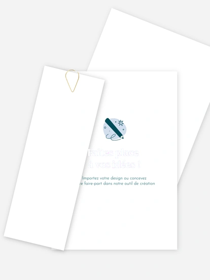 Faire-part mariage 100% Personnalisable