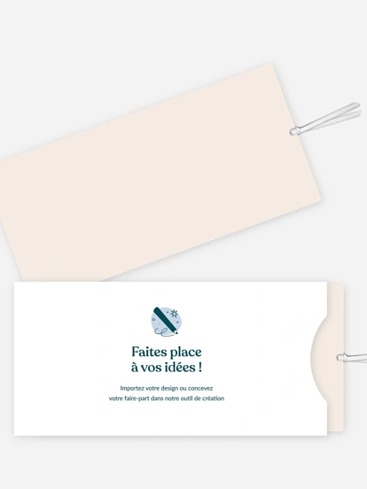 Faire-part mariage 100% Personnalisable