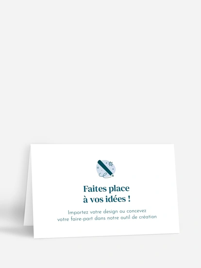 Marque-place mariage 100% Personnalisable