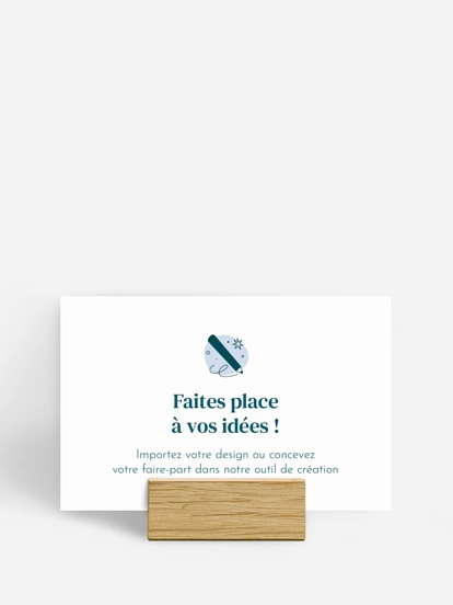 Marque-place mariage 100% Personnalisable