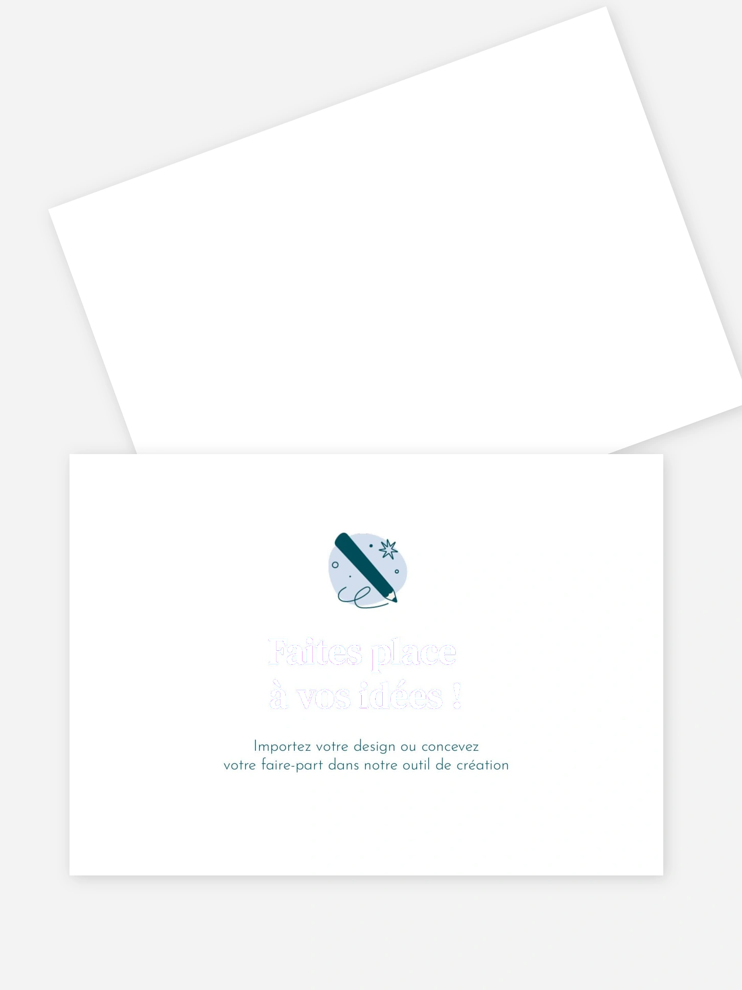 Faire-part de mariage 100% Personnalisable