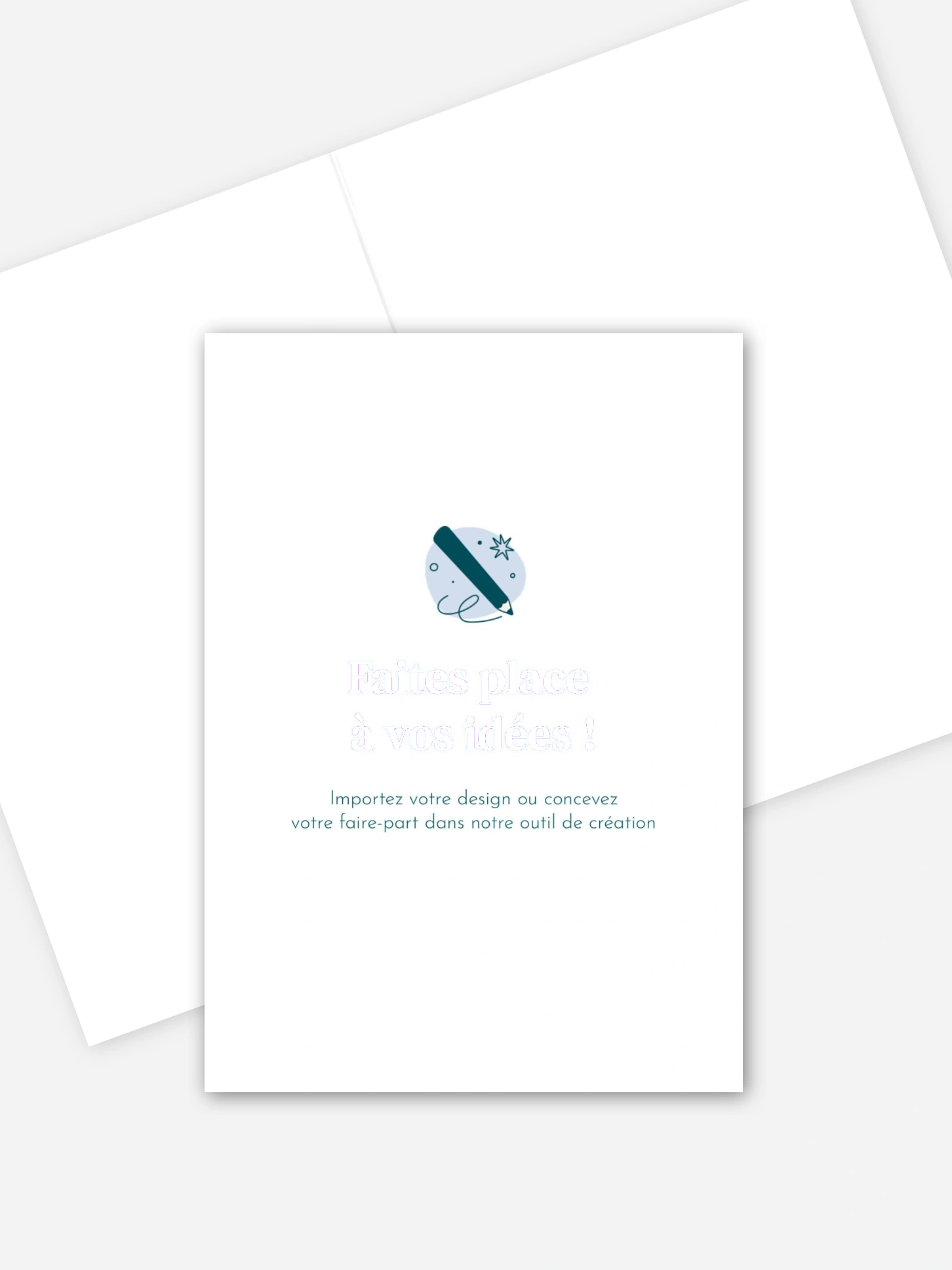 Faire-part de mariage 100% Personnalisable