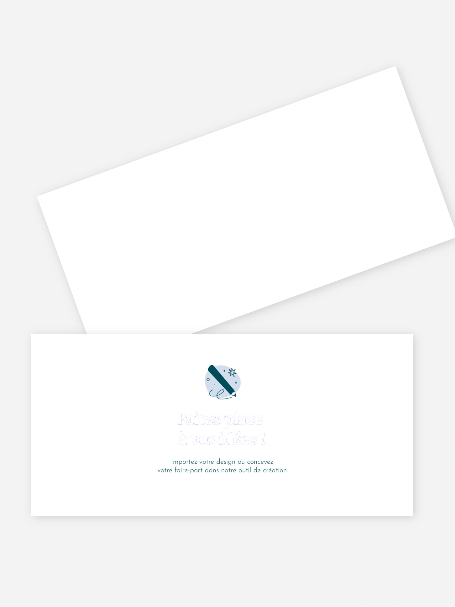 Faire-part de mariage 100% Personnalisable