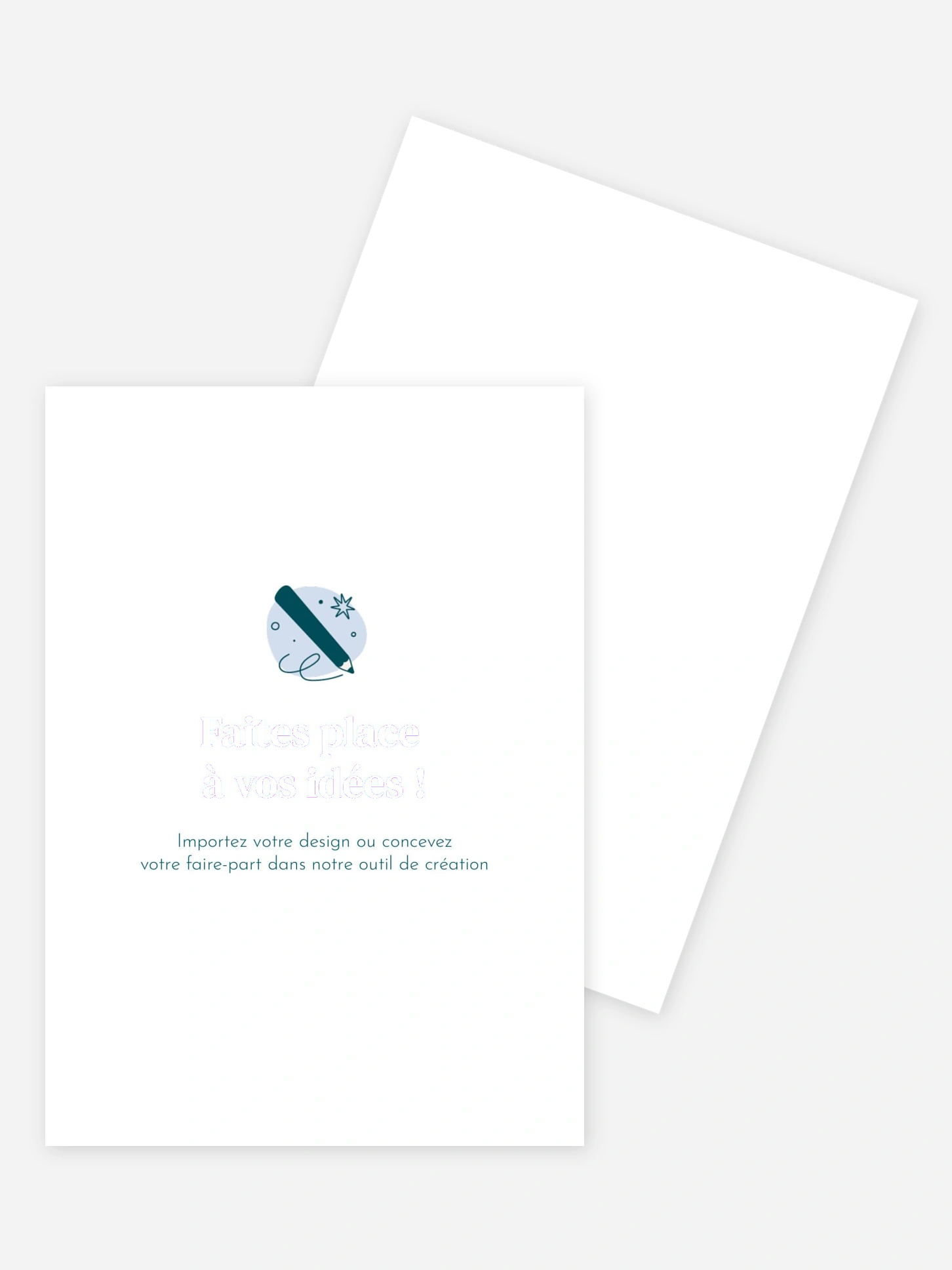 Faire-part de mariage 100% Personnalisable