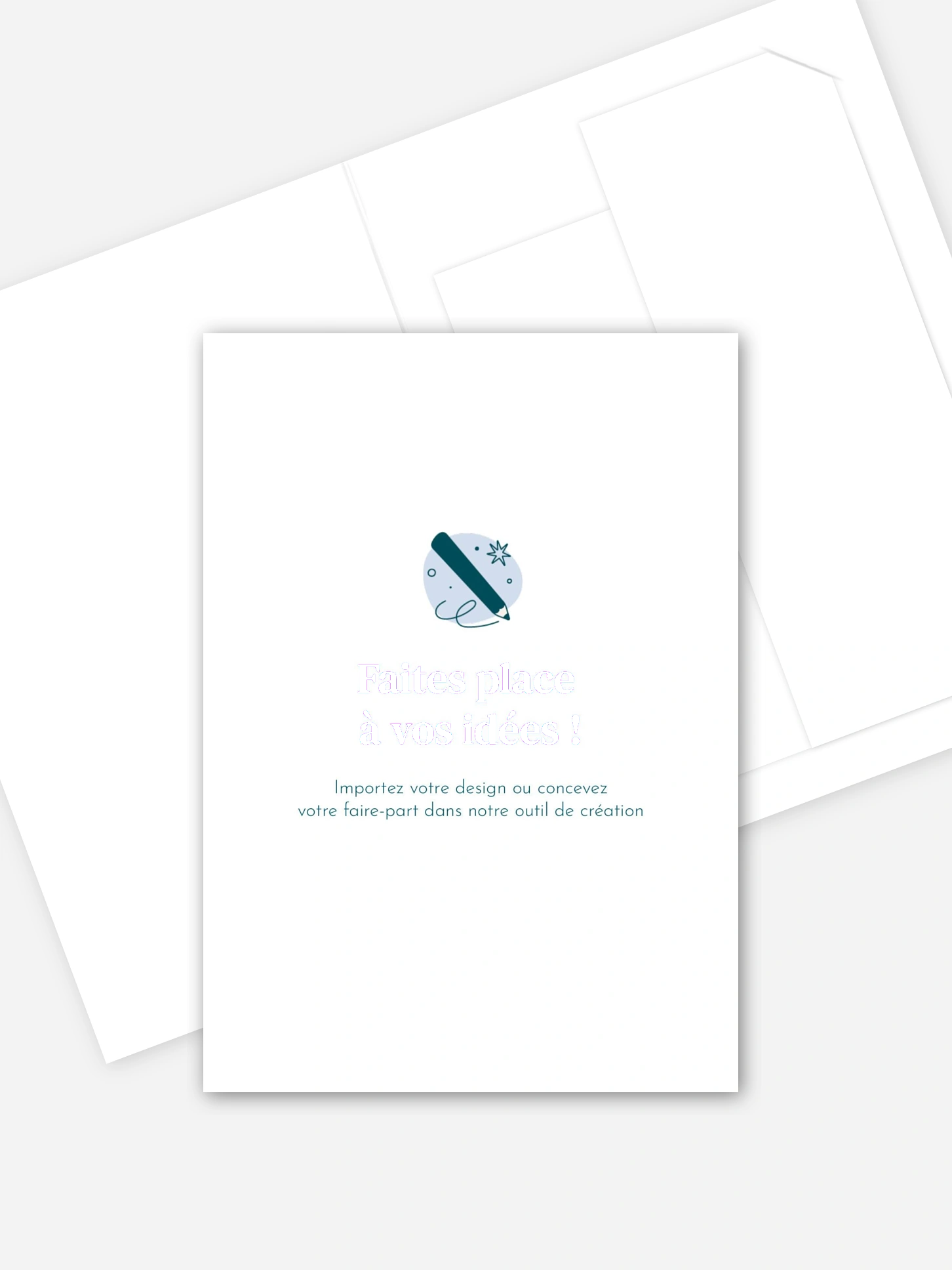 Faire-part de mariage 100% Personnalisable