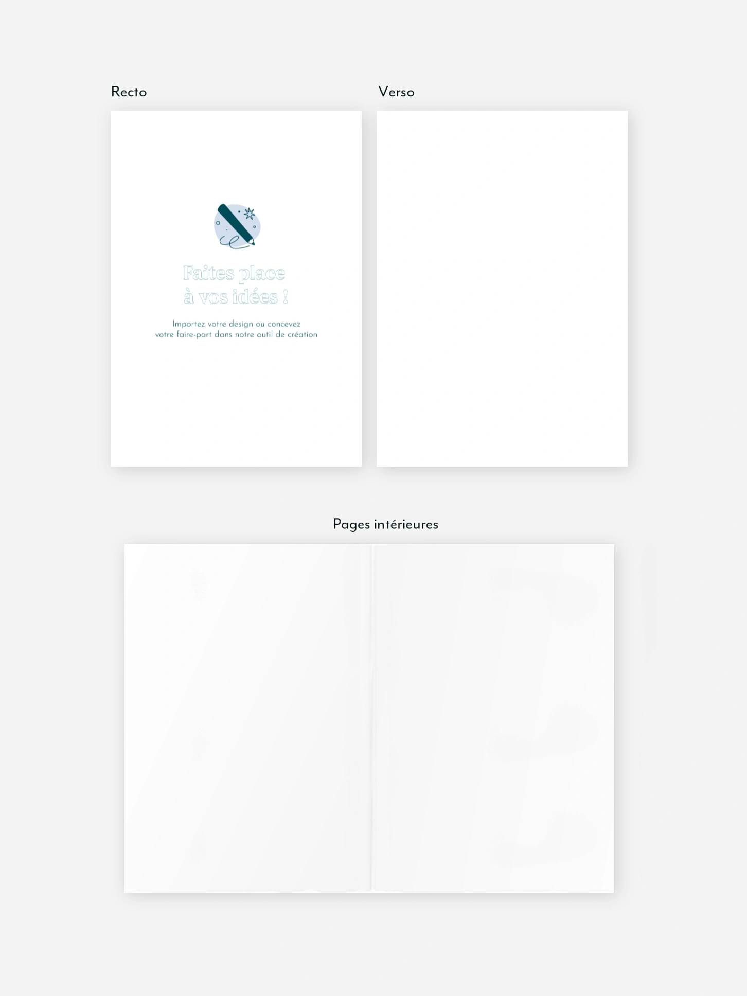 Faire-part de mariage 100% Personnalisable