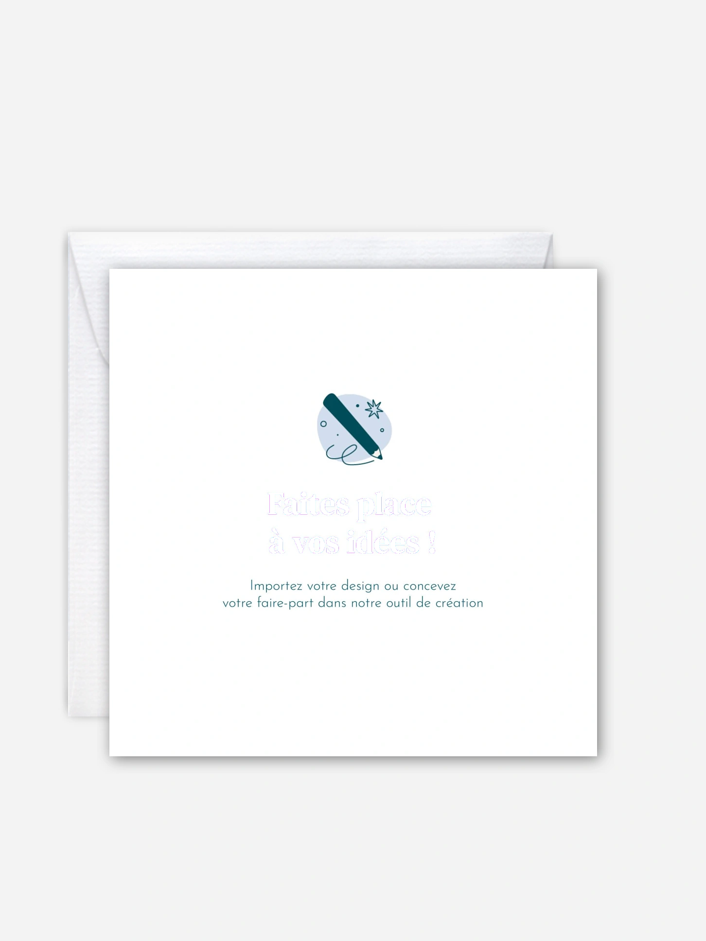 Faire-part de mariage 100% Personnalisable