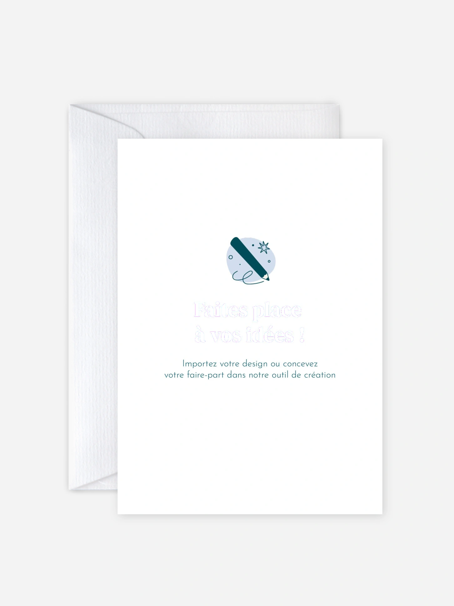 Faire-part de mariage 100% Personnalisable