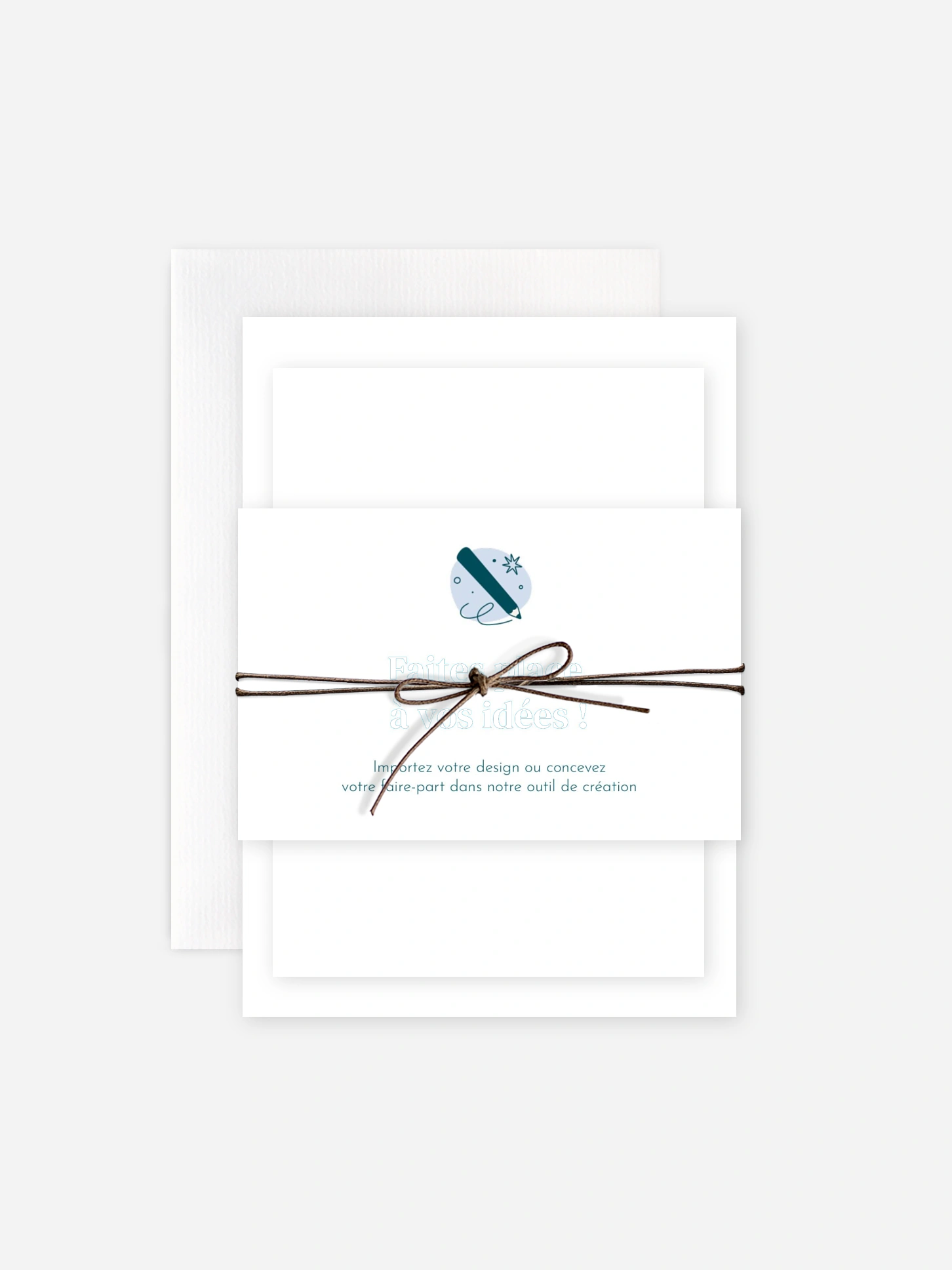 Faire-part de mariage 100% Personnalisable