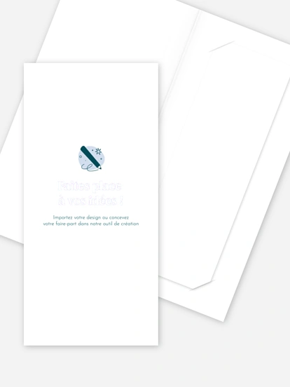 Faire-part de mariage 100% Personnalisable