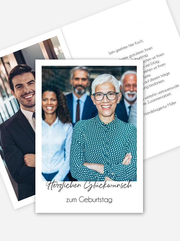 Fotogrüße Geschäftlich