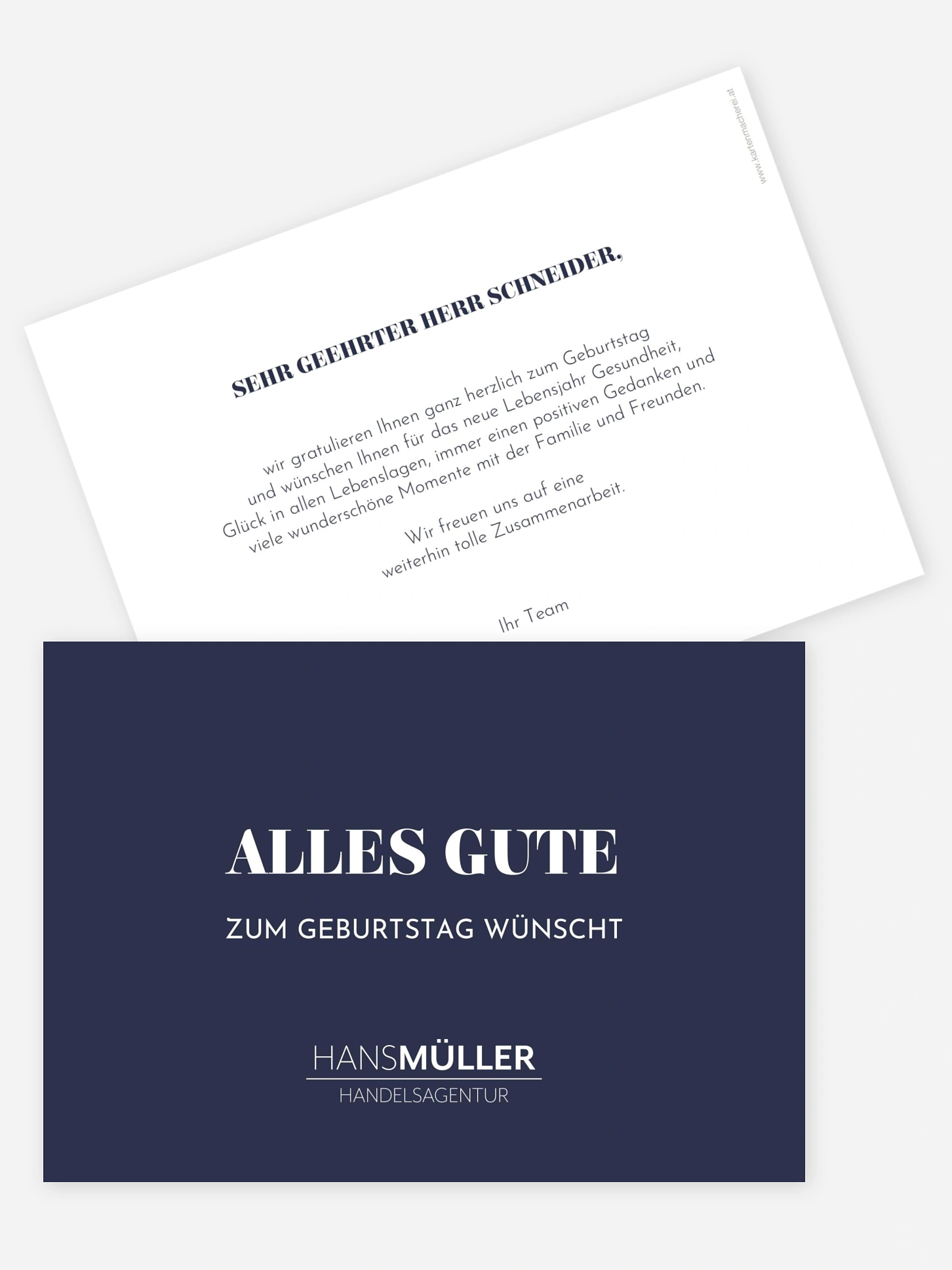 Grußkarte Alles Gute