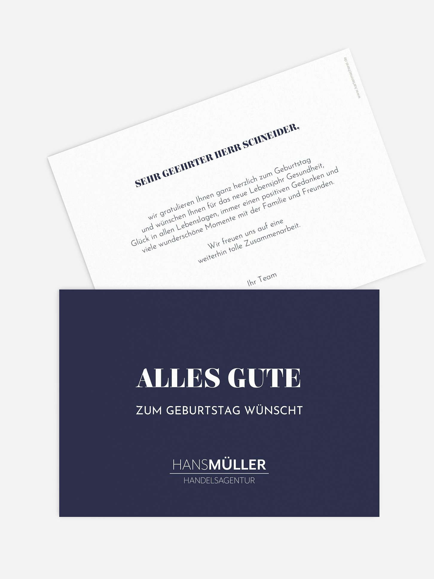 Grußkarte Alles Gute