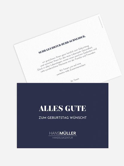 Grußkarte Alles Gute