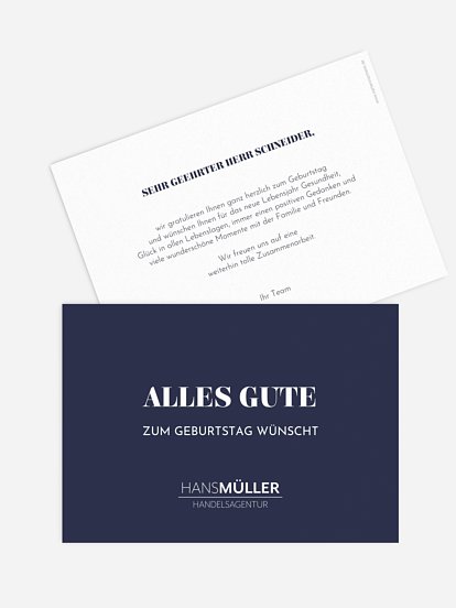 Grußkarte Alles Gute
