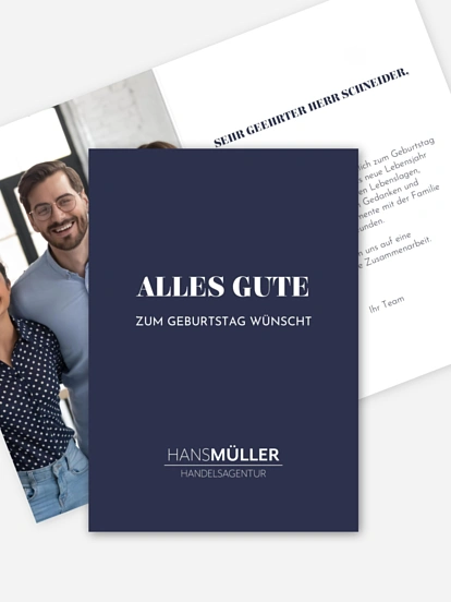 Grußkarte Alles Gute