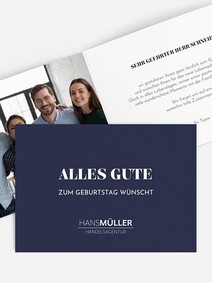 Grußkarte Alles Gute