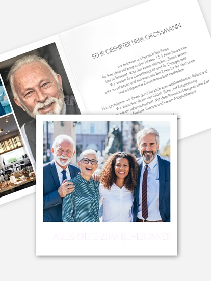 Grußkarte Lieber Gruß Geschäftlich