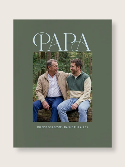 Fotobuch Softcover Papaliebe