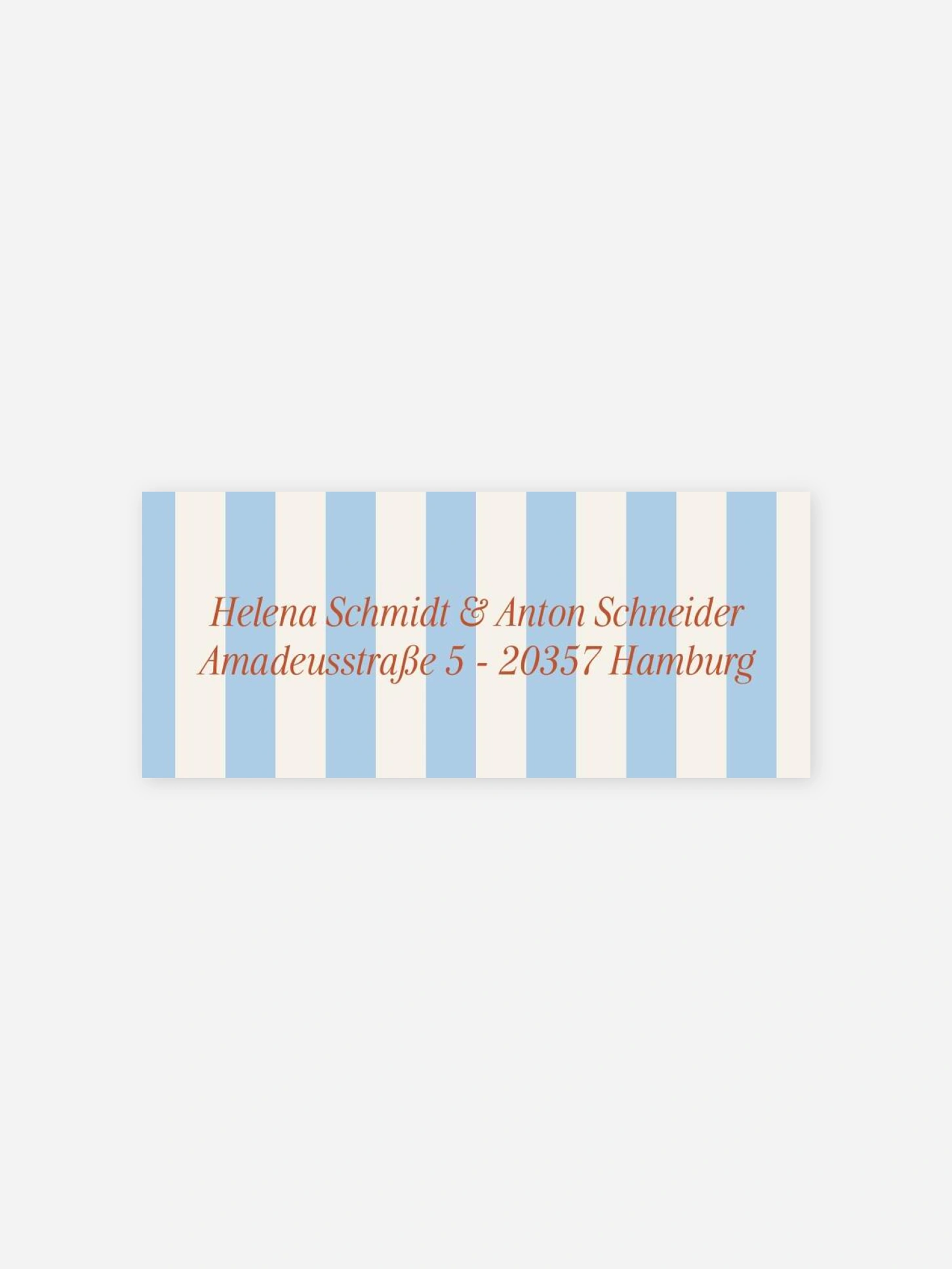 Absenderaufkleber Hochzeit Sonnentage