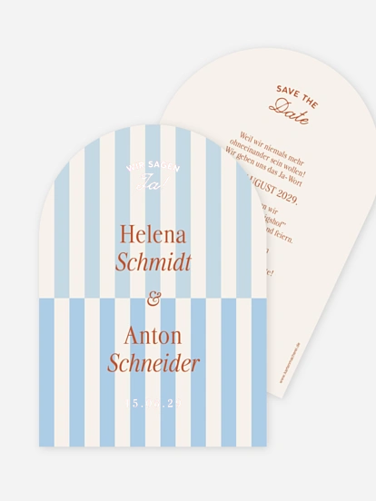 Hochzeitseinladung Sonnentage