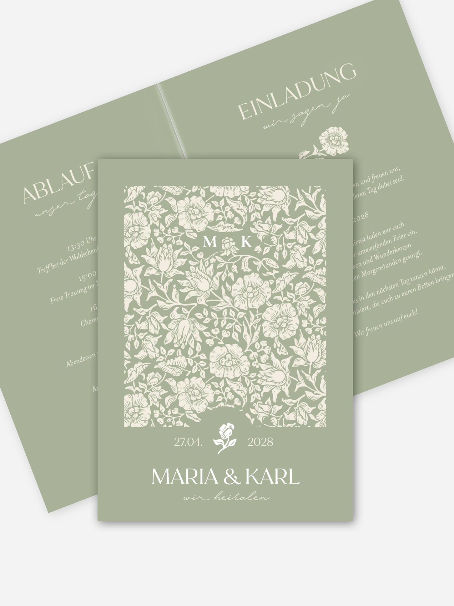 Hochzeitseinladung Mallow