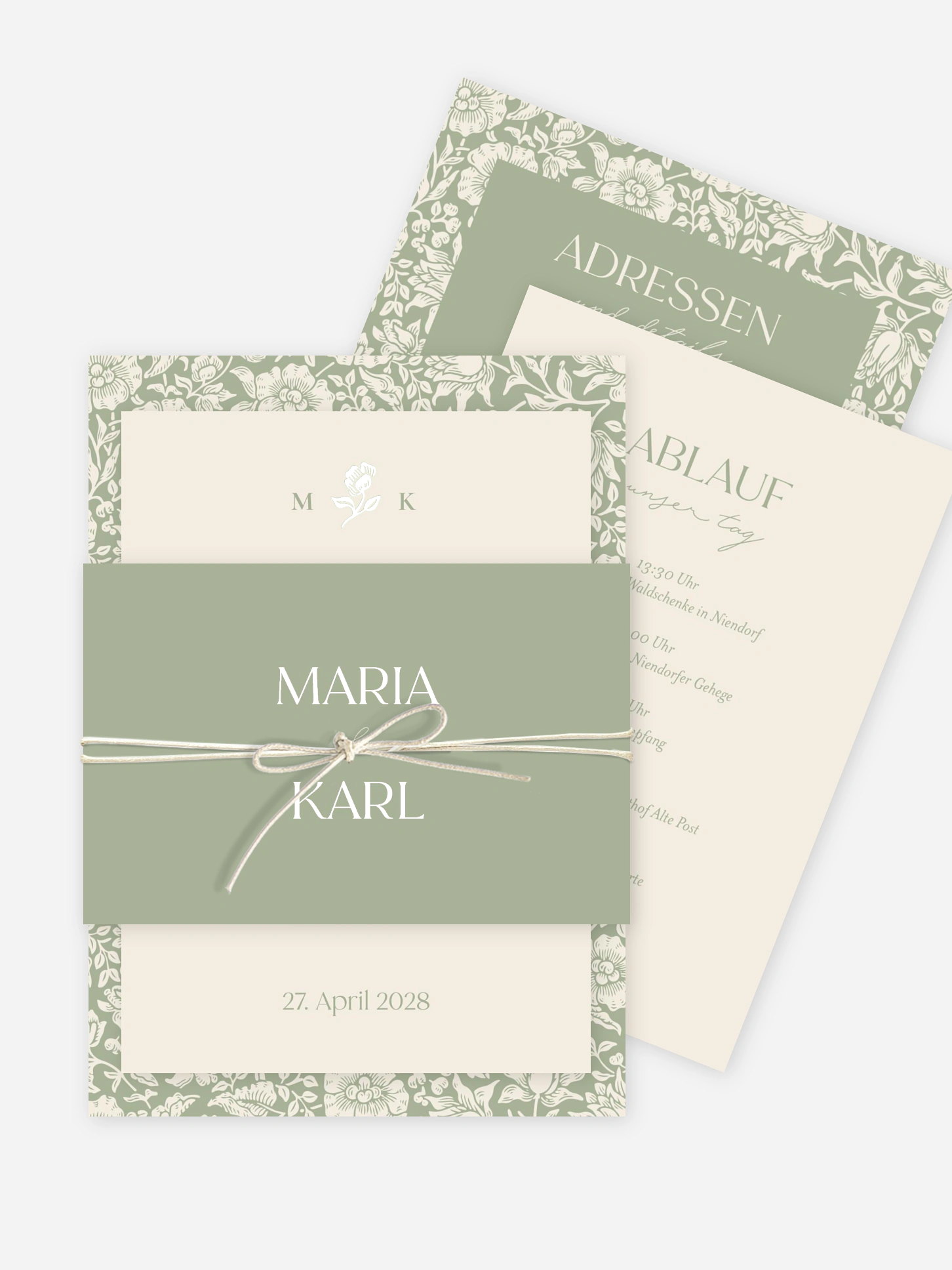 Hochzeitseinladung Mallow