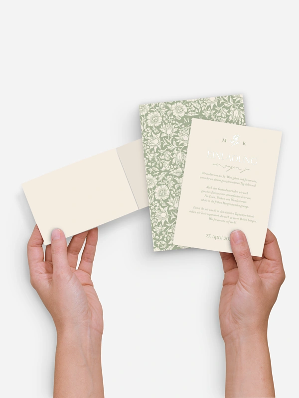 Hochzeitseinladung Mallow