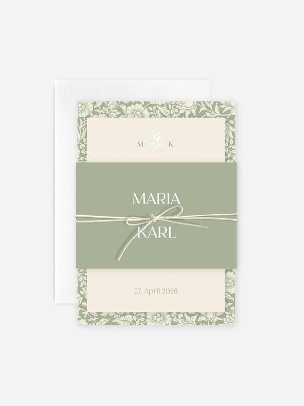 Hochzeitseinladung Mallow