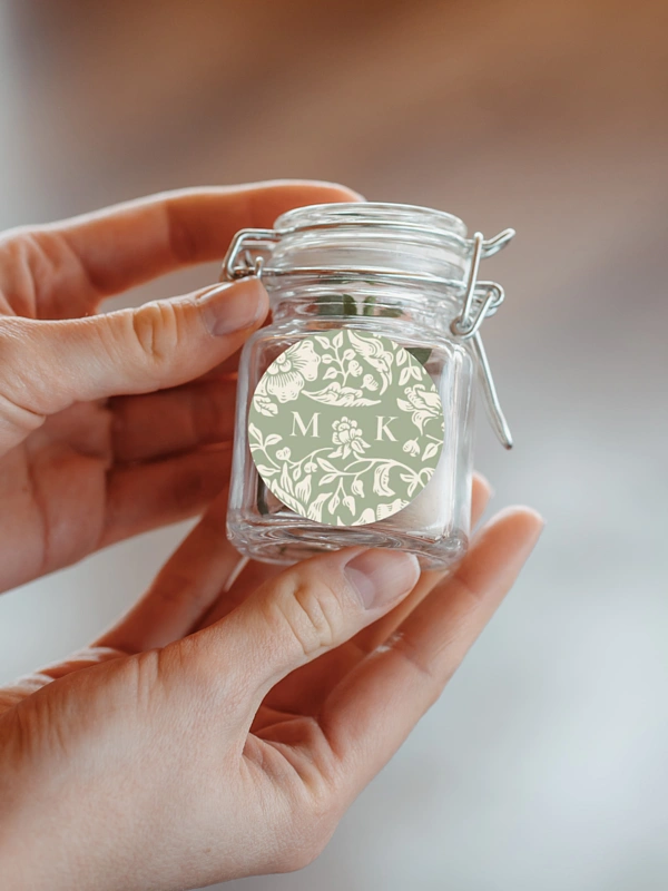 Geschenkaufkleber Hochzeit Mallow