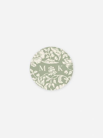 Geschenkaufkleber Hochzeit Mallow