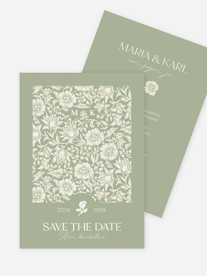 Save-the-Date Karte Mallow